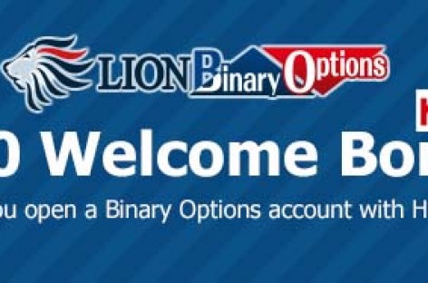 binary options are a welcome bonus