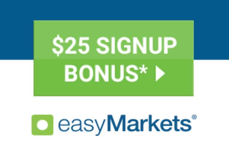 25 NO Deposit SignUp Bonus EasyMarkets All Forex Bonus