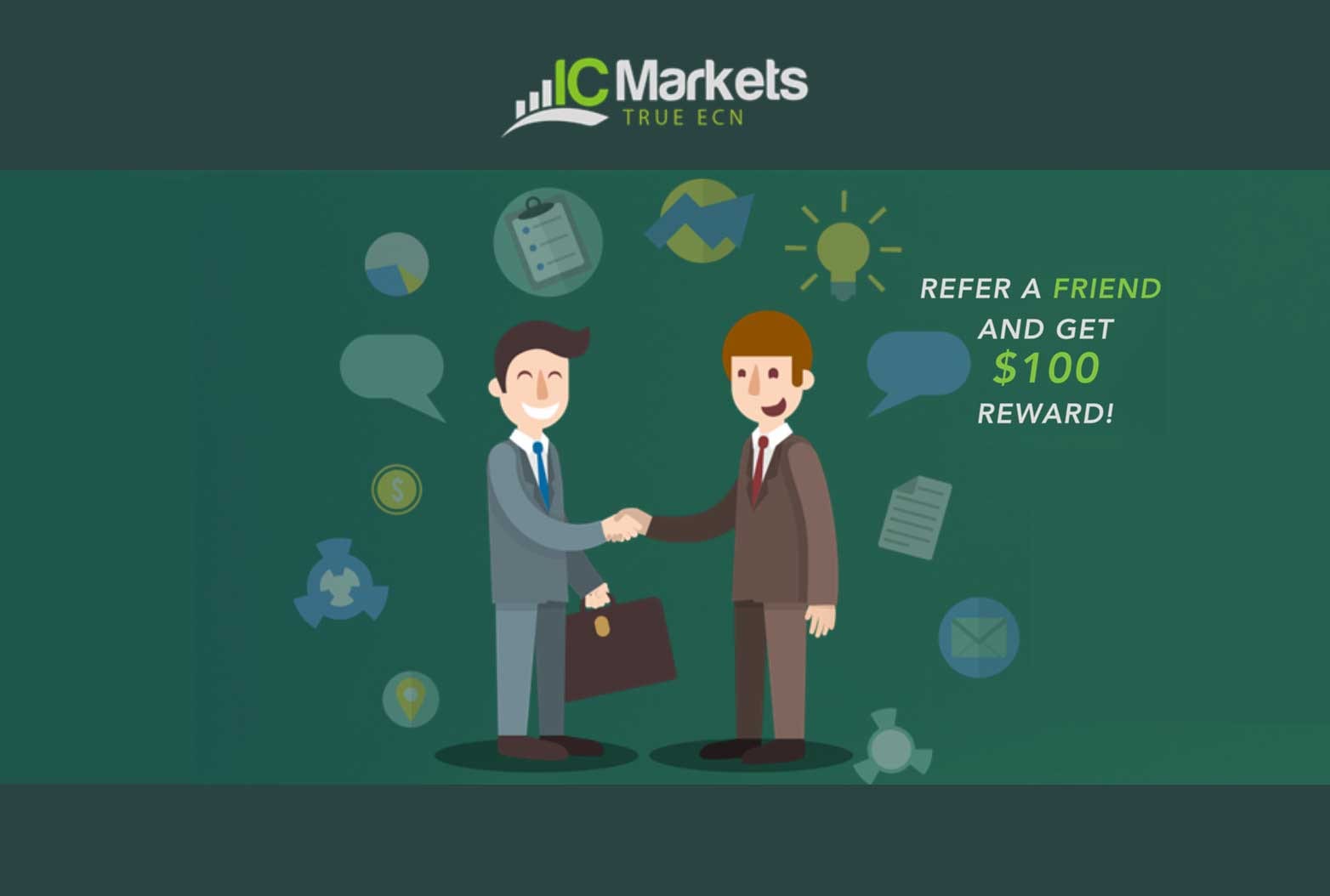 Refer a Friend & get $100 Reward - IC Markets - All Forex ...