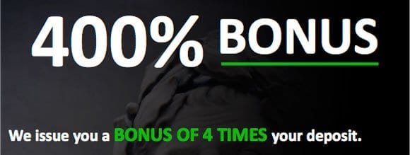 Caesartrade 400% Deposit Bonus