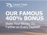 400% Deposit Bonus 2016 – CaesarTrade