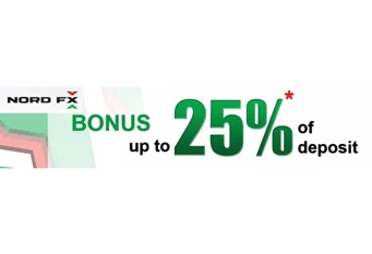 NordFX  | 25 % Deposit Bonus