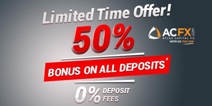 50% Bonus on all Deposit for Limited Time – ACFX