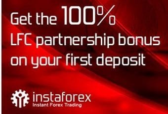 100% LFC Partnership Deposit Bonus | InstaForex