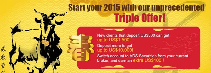 Grab $1500 USD with deposit of $500 USD