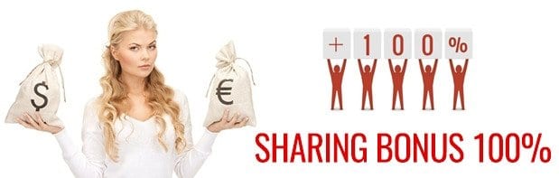 Forex Sharing-Bonus 100%