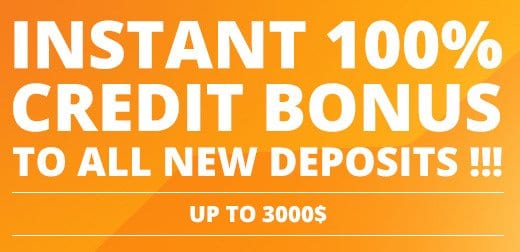 100% Instant Forex Credit Bonus – SOLFOREX
