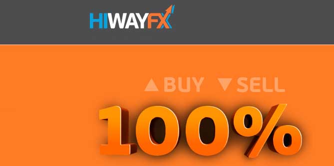 100% Forex Welcome Offer – HiwayFX