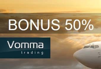 Bonus 50% For every deposit – Vomma