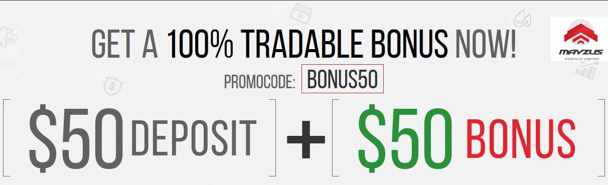 Trade Forex with 100% tradable bonus