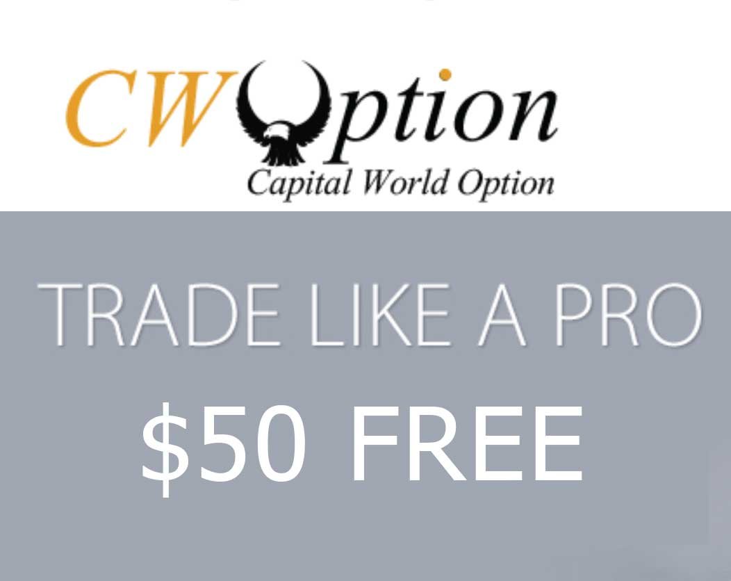 Start with $50 No Deposit Binary Bonus – CWOption