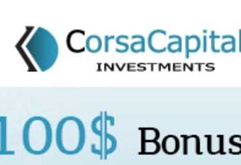 $100 Welcome NO-Deposit Bonus – Corsa Capital