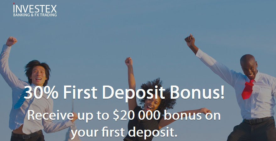 Investex 30% First Deposit Bonus