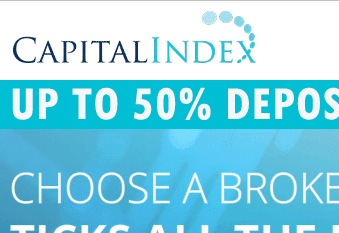 Up to 50% Deposit Bonus – Capital Index