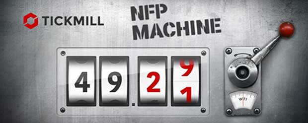 Tickmill $500 Bonus NFP Machine