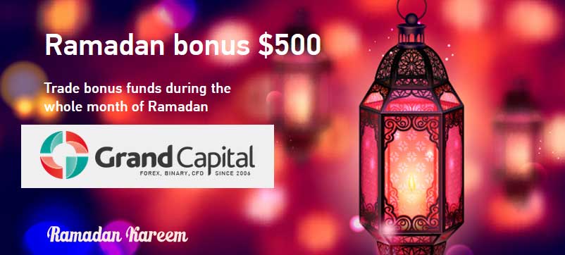 Grand Capital $500 Ramadan Bonus