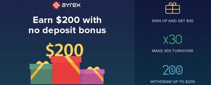 30 No Deposit Bonus Ayrex All Forex Bonus - 