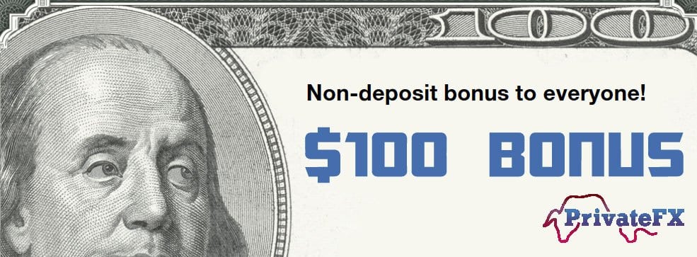 PrivateFX NO Deposit Bonus