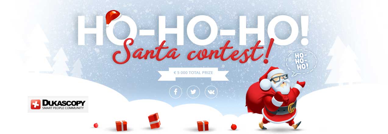 Dukascopy Ho-Ho-Ho Santa contest