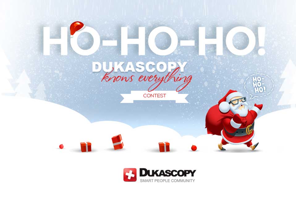 50 EUR Free, Ho-Ho-Ho Santa contest – Dukascopy
