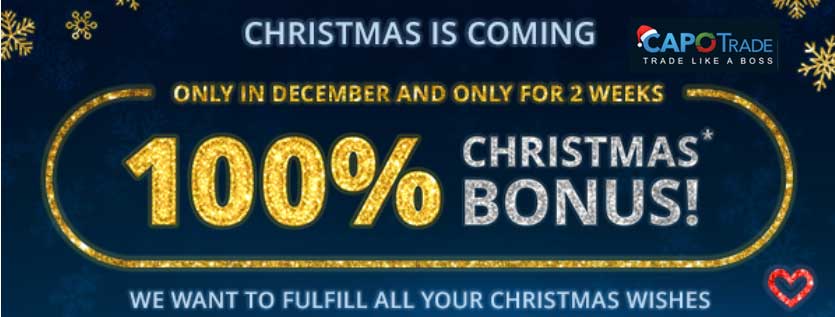 100% Christmas spirit Forex Bonus 2016 – CapoTrade