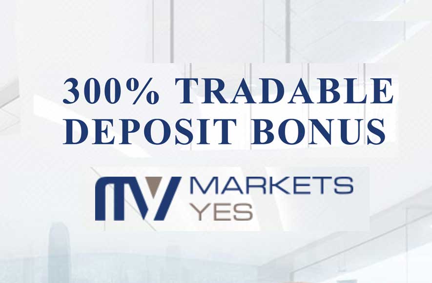 300% Tradable Deposit Bonus – MarketsYes