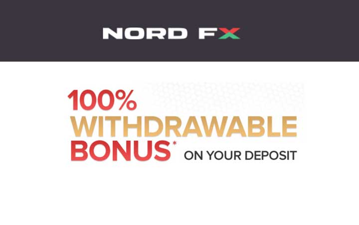100% Withdrawable Bonus on Deposit – NordFX