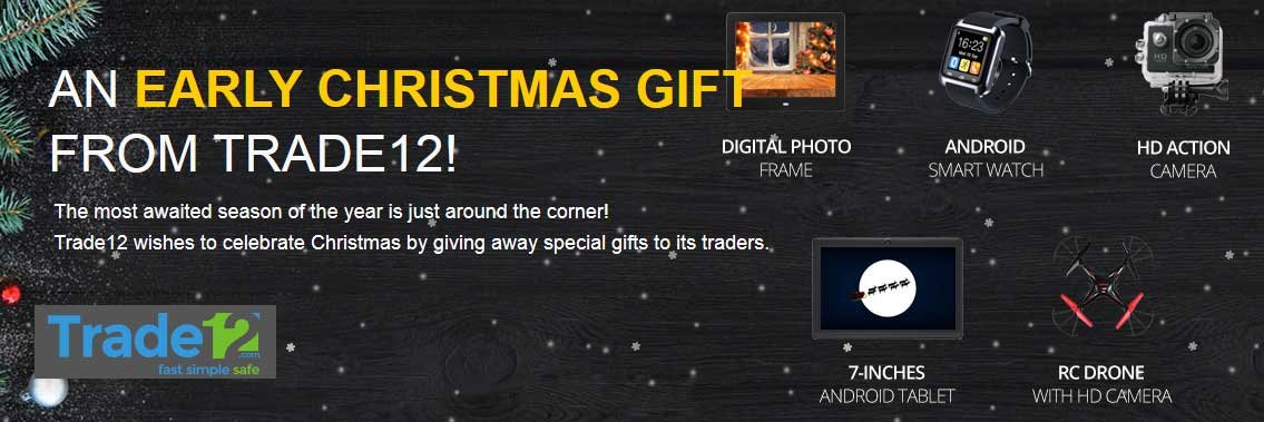 Christmas Gift Promo Trade12 All Forex Bonus - 