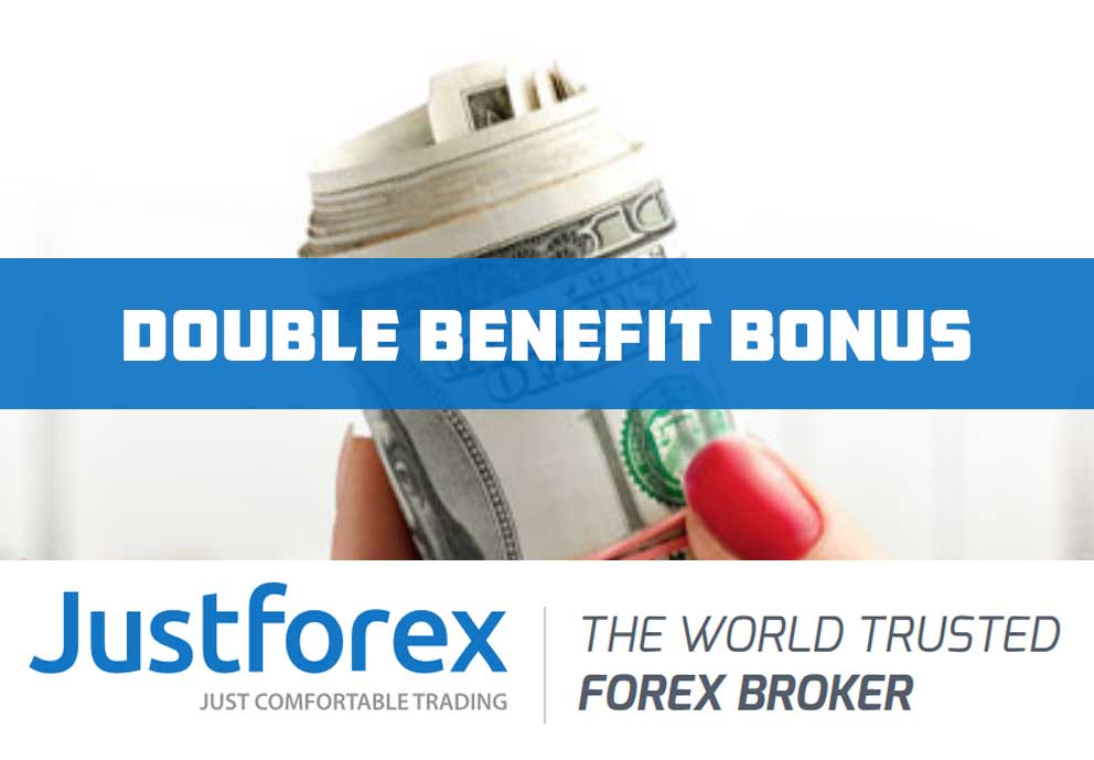 100% Double Benefit Deposit Bonus – JustMarkets