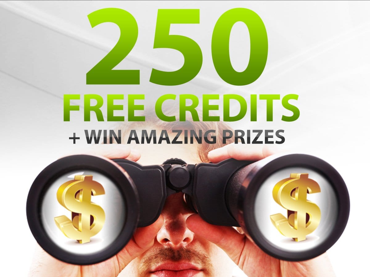 250 No Deposit Credits + Win Amazing Prizes at Optiopus.com