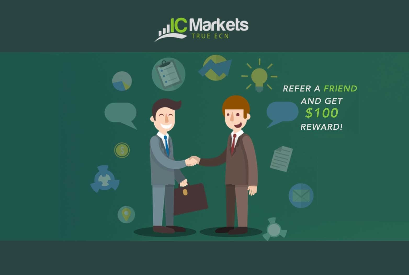 Refer a Friend & get $100 Reward – IC Markets