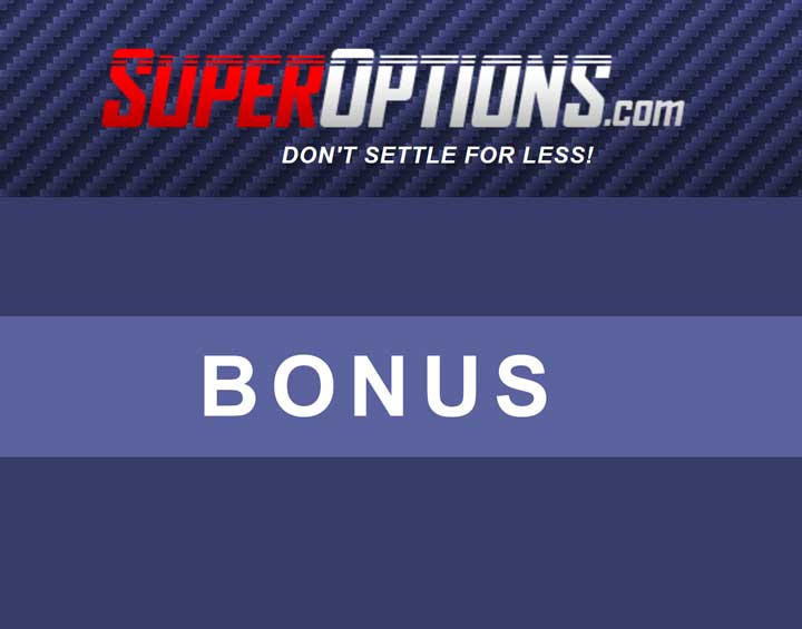 First Deposit Bonus 75% – SuperOptions