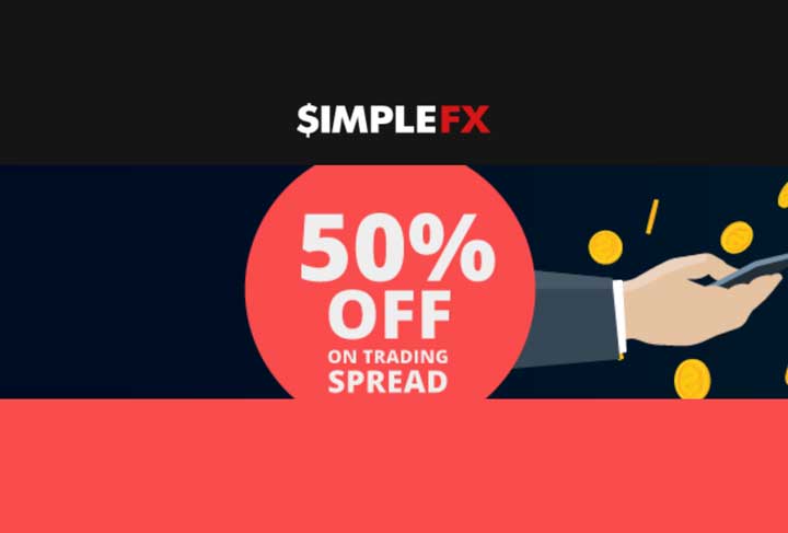 50% OFF on SPREAD, Balck Friday Promo – SimpleFX