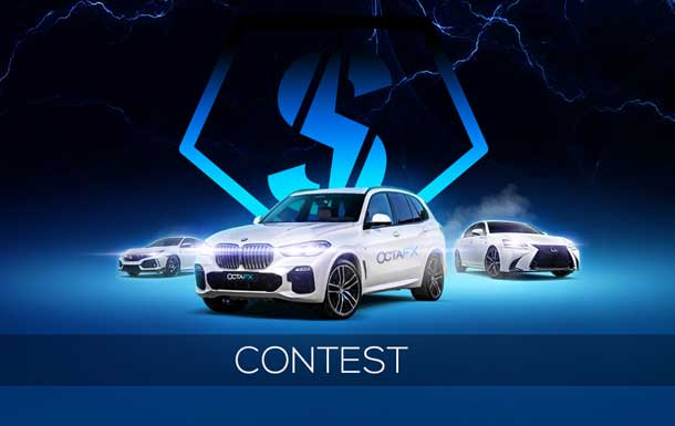 Live Contest for $50 Deposit, Win 16 Car & more – Octa