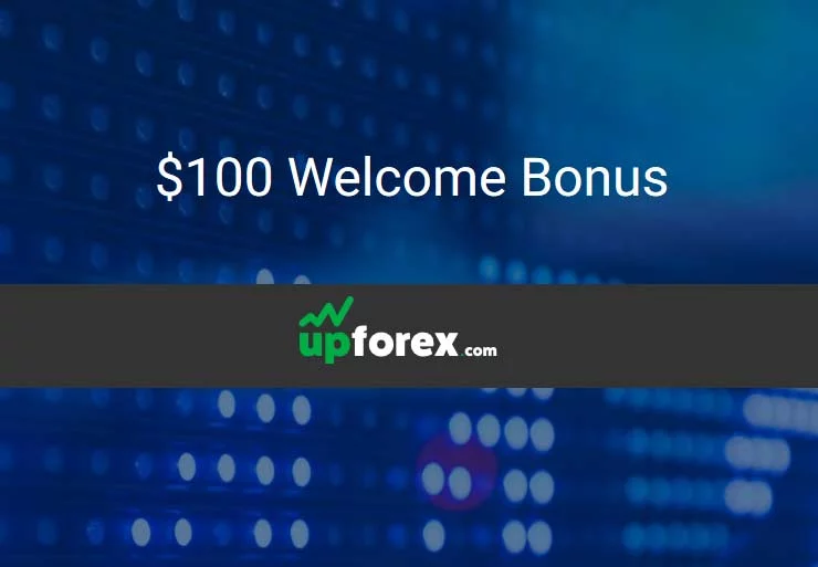 $100 USD No Deposit Welcome Bonus – UpForex