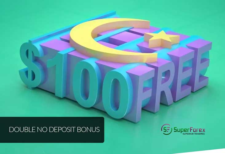 $100 Ramadan NO Deposit Bonus – SuperForex