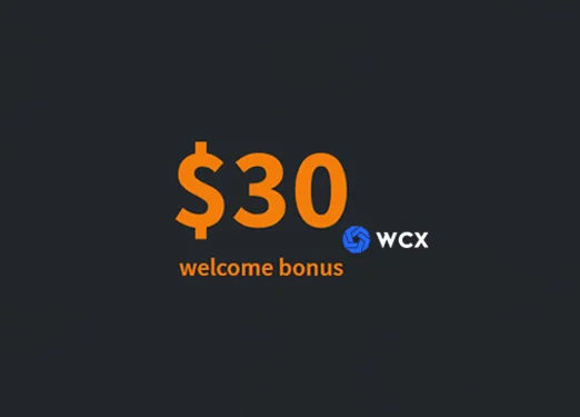 $30 BTC Welcome NO Deposit Bonus – WCX