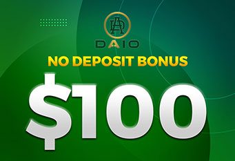$100 No Deposit Bonus – Daio