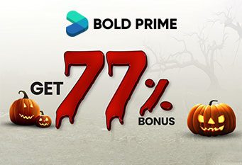 77% Halloween Deposit Bonus – Bold Prime