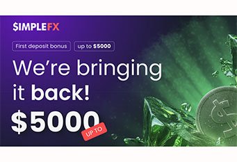 $5000 USD First Deposit Bonus – SimpleFX