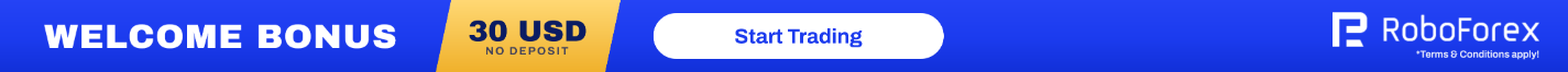 RoboForex $30 Welcome Bonus Promotion Banner